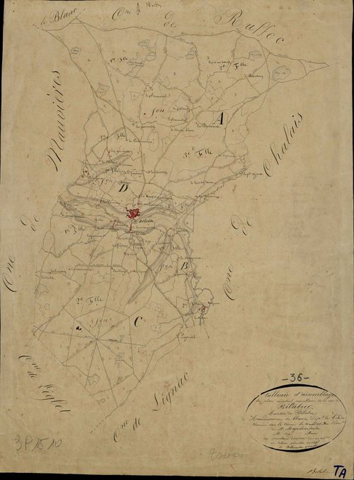 Bélâbre - Tableau d'assemblage.