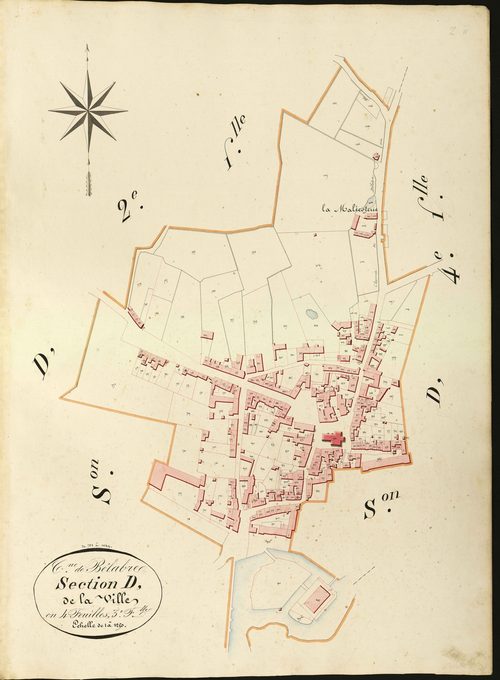 Bélâbre - Section D3, dite de la Ville.