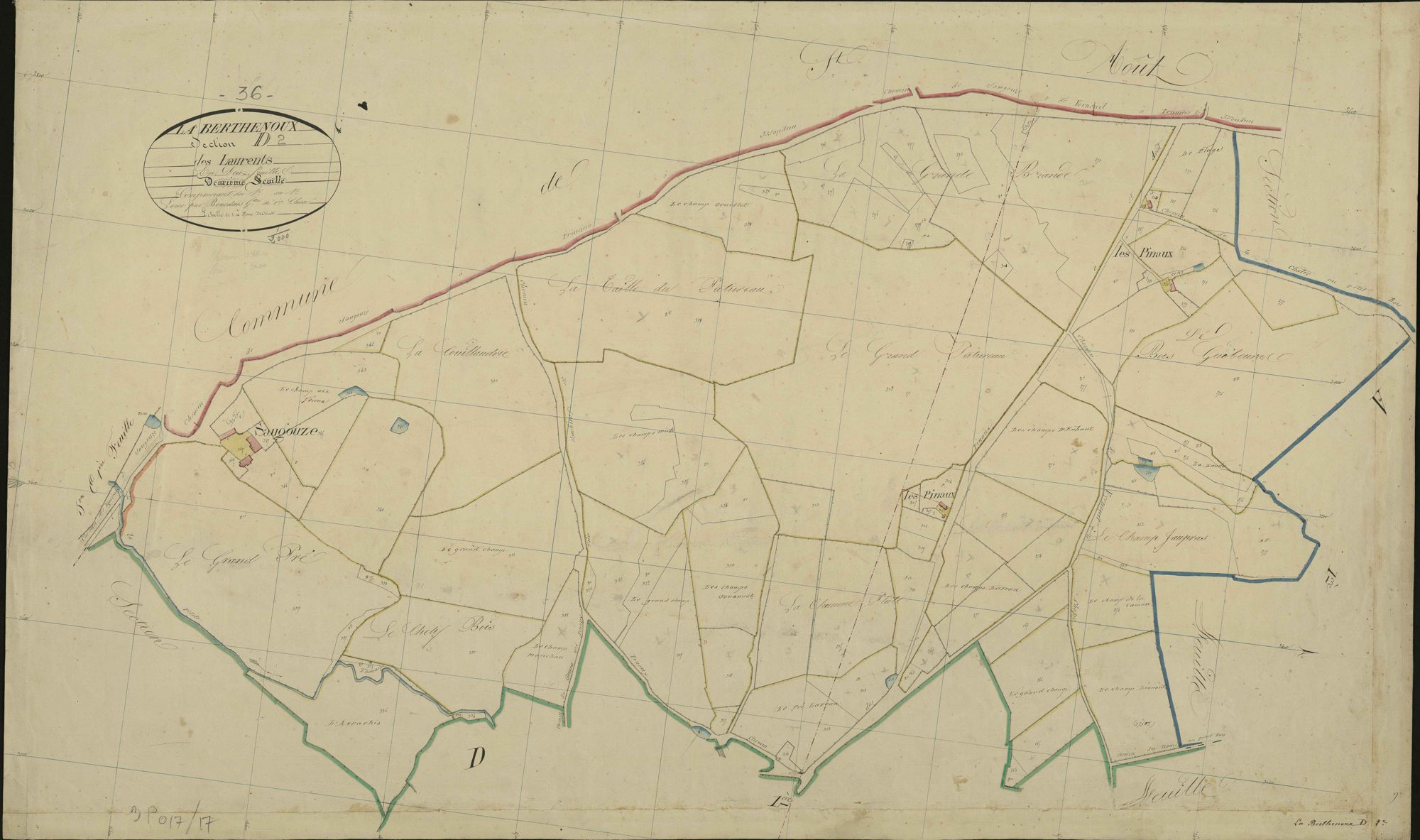Berthenoux - Section D2, dite des Laurents.