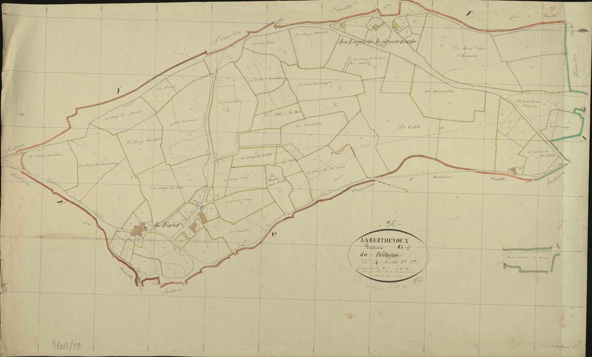 Berthenoux - Section G1, dite de Bretagne.