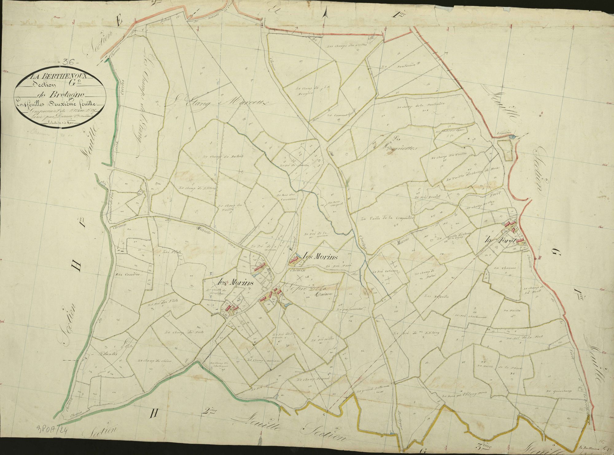 Berthenoux - Section G2, dite de Bretagne.