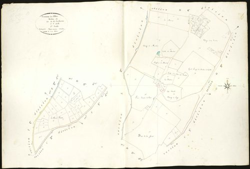 Blanc - Section D5, dite de la Coulaudière.