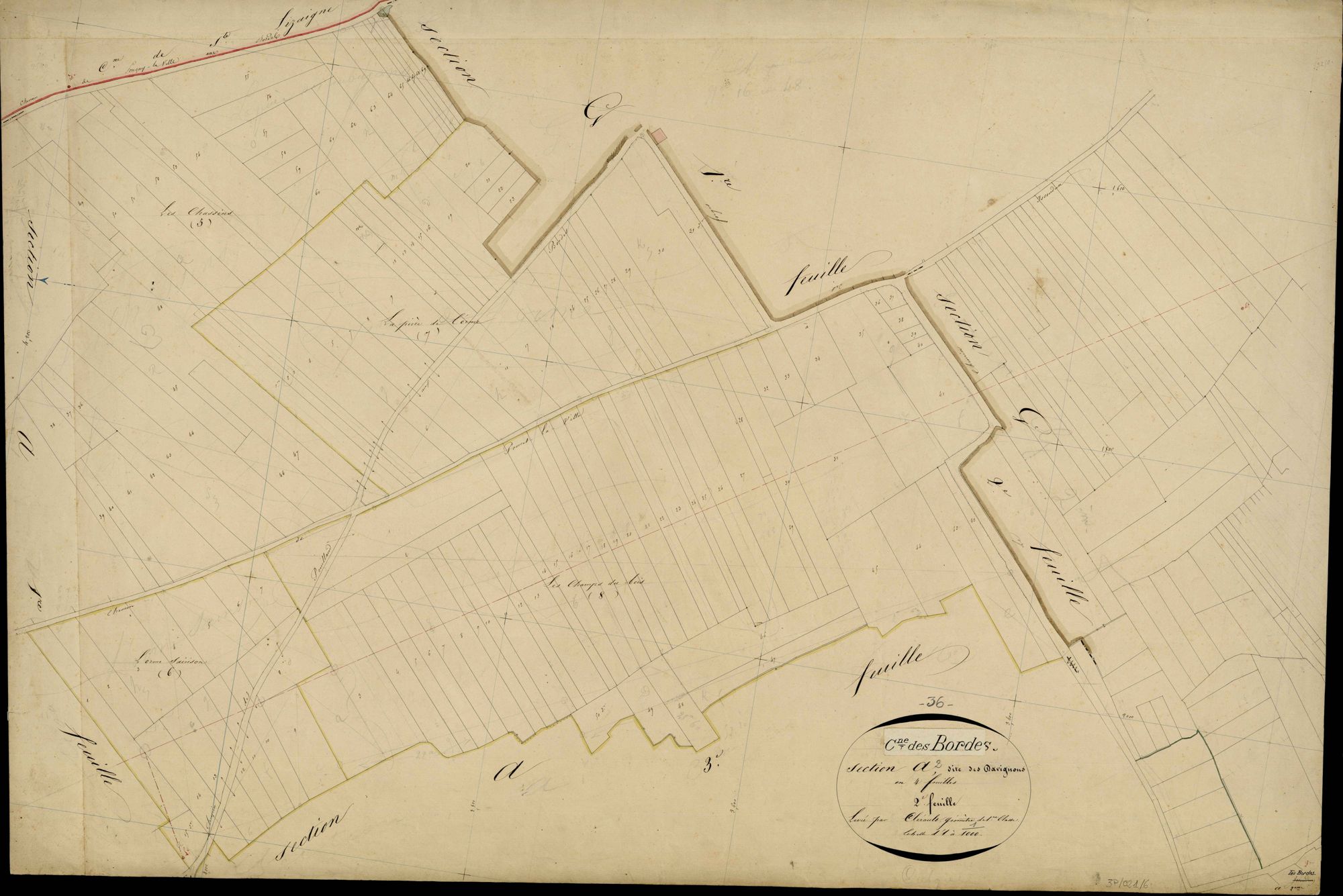 Bordes - Section A2, ancienne section dite des Davignons d' Issoudun.