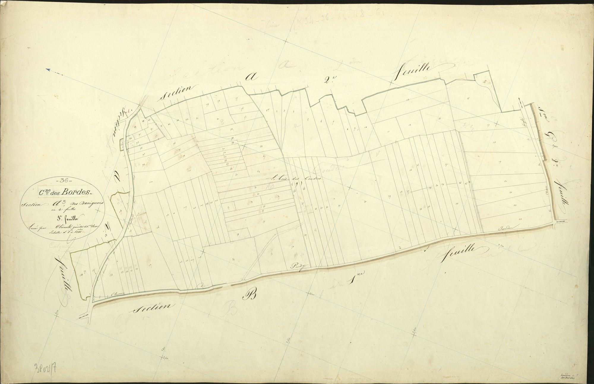 Bordes - Section A3, ancienne section dite des Davignons d' Issoudun.