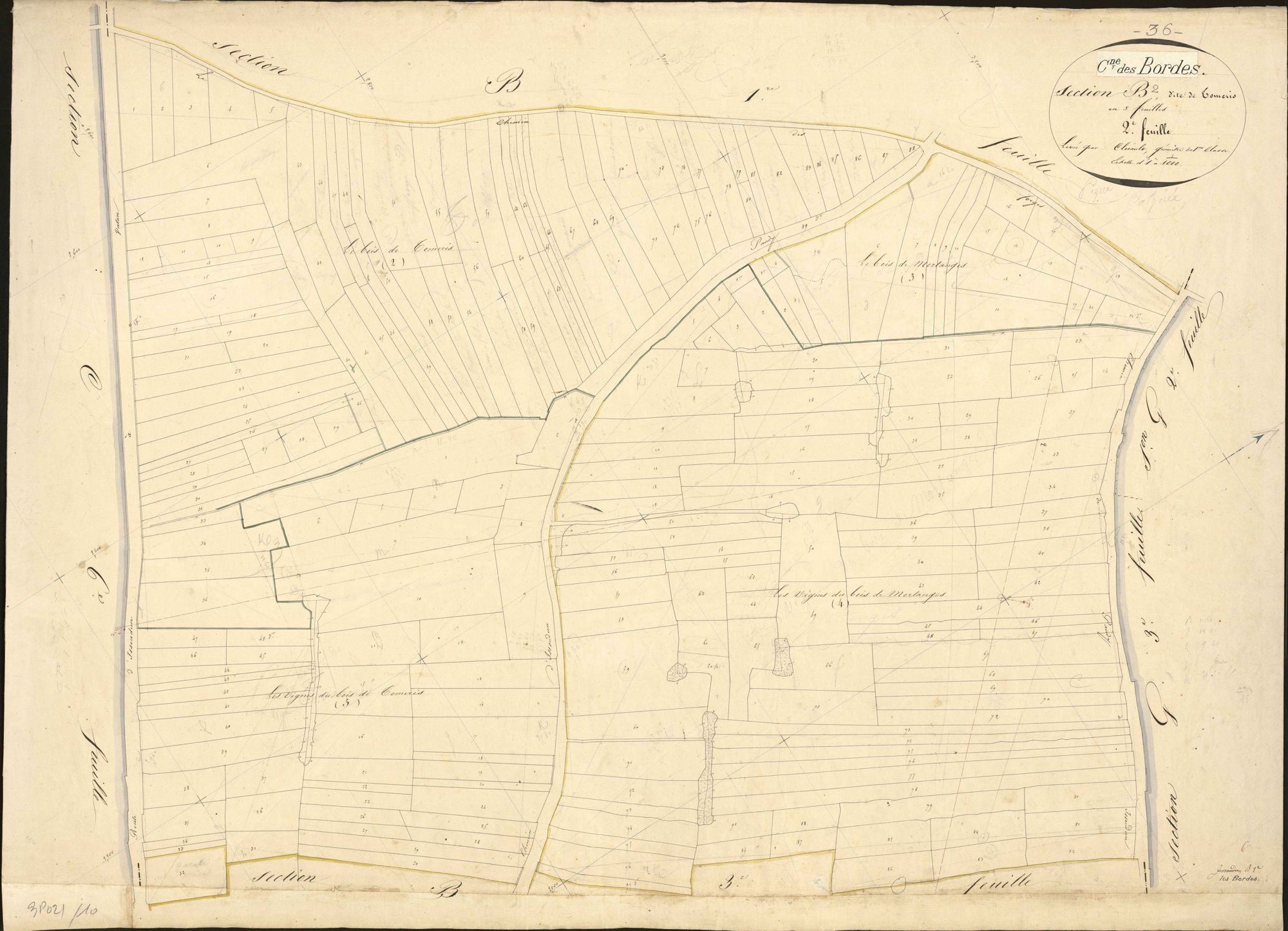 Bordes - Section B2, ancienne section dite Tomeris d'Issoudun.