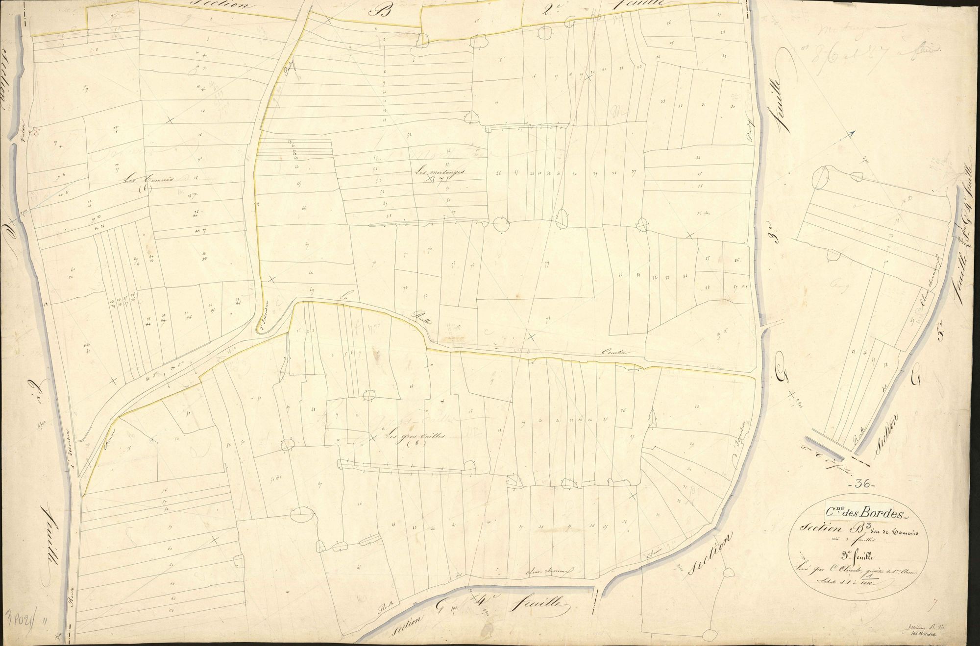 Bordes - Section B3, ancienne section dite Tomeris d'Issoudun.