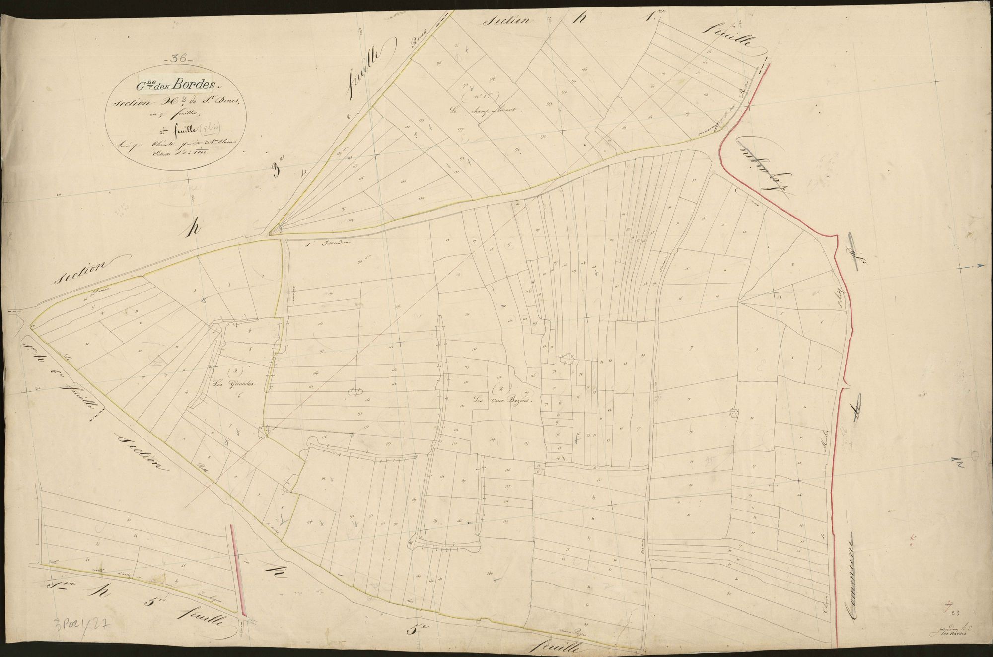 Bordes - Section H2, ancienne section dite Saint-Denis d'Issoudun.