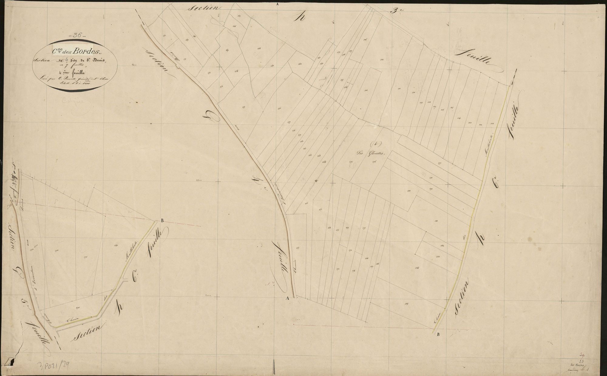 Bordes - Section H4, ancienne section dite Saint-Denis d'Issoudun.