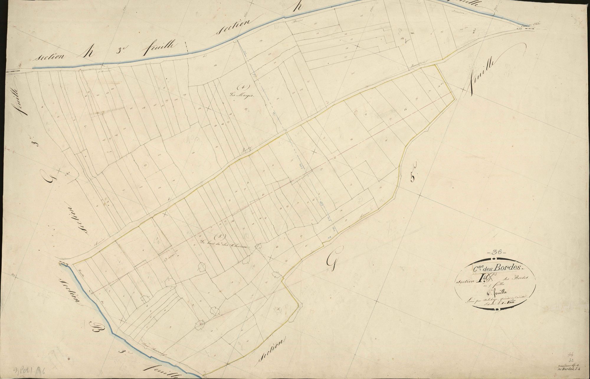 Bordes - Section I4, ancienne section dite Les Bordes d'Issoudun (G4).