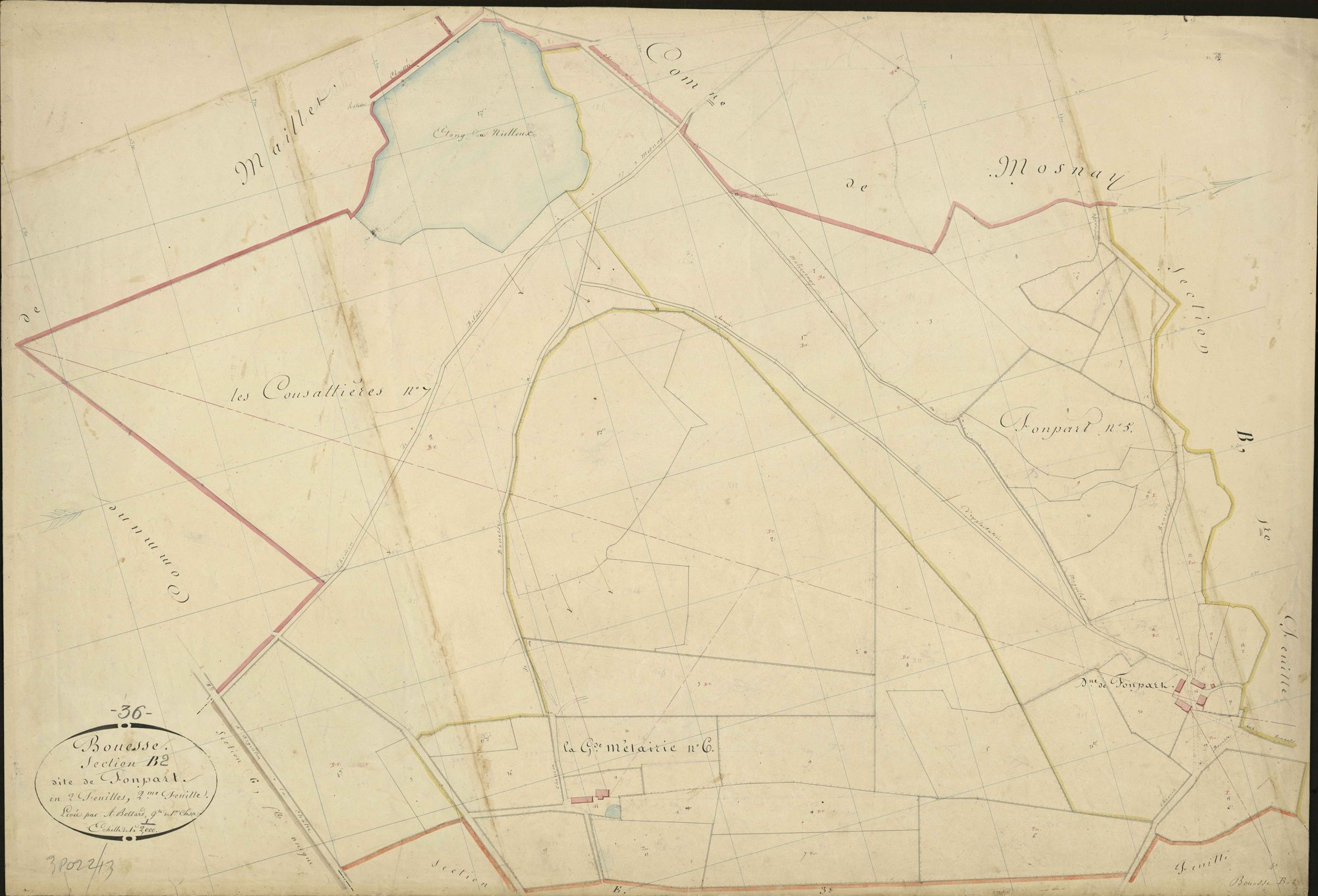 Bouesse - Section B2, dite de Fonpart.