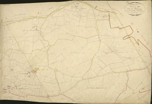 Bouesse - Section E1, dite du Bourg.