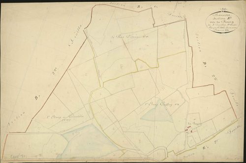 Bouesse - Section E3, dite du Bourg.