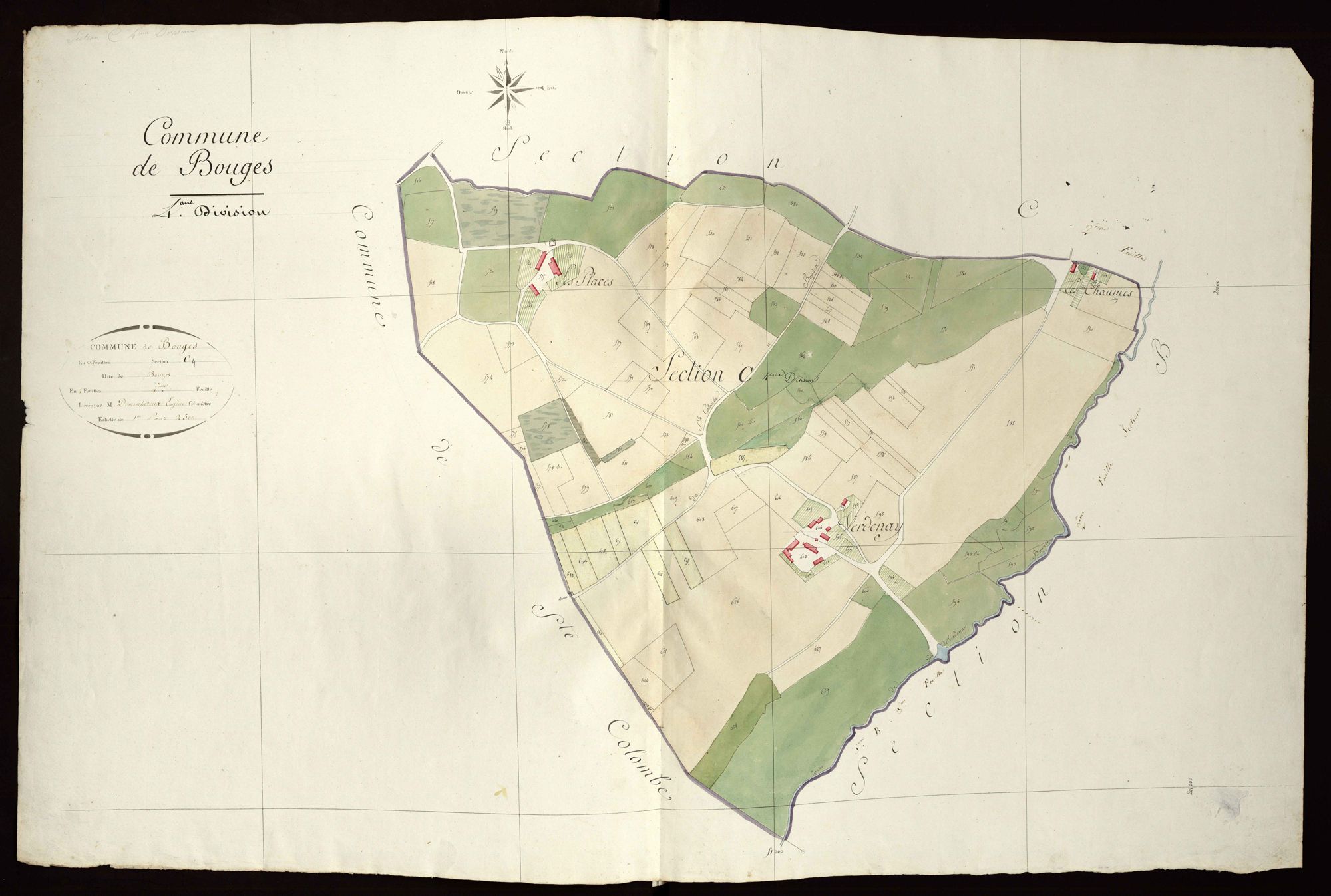 Bouges - Section C4, dite de Bouges.