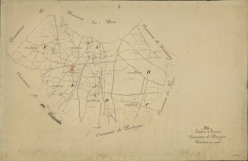 Bouges - Tableau d'assemblage.