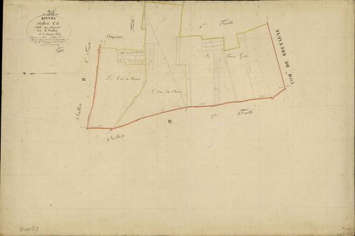 Bouges - Section C6, dite des Vignes.