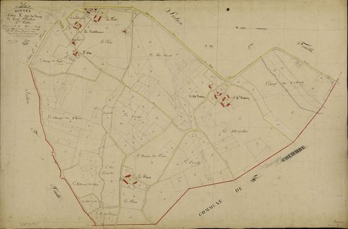 Bouges - Section E3, dite du Bourg.