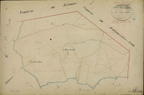Bouges - Section G, ancienne section dite de Bois Lable de Sainte-Colombe (A1).