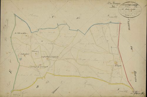 Bouges - Section G, ancienne section dite de Bois Lable de Sainte-Colombe (A2).