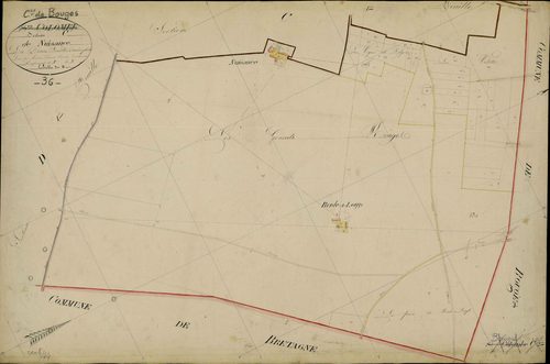 Bouges - Section G, ancienne section dite de Nuisance de Sainte-Colombe (C1).