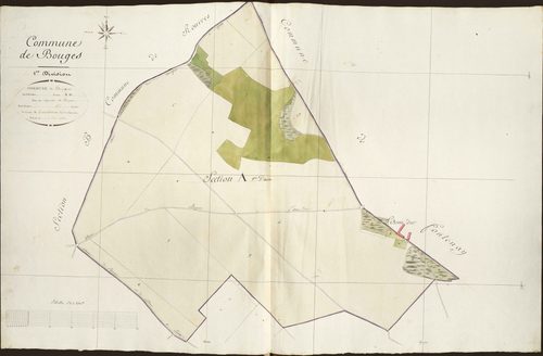 Bouges - Section A1, dite du vignoble de Bouges.