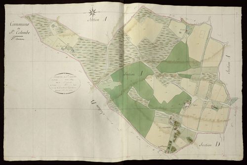 Bouges - Section A3, dite de Sainte-Colombe (ancienne commune de Sainte-Colombe).