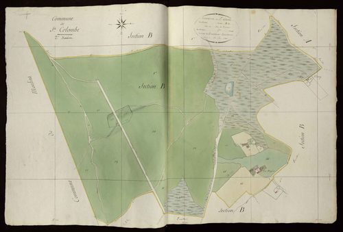 Bouges - Section B2, dite de bois de Romessac (ancienne commune de Sainte-Colombe).