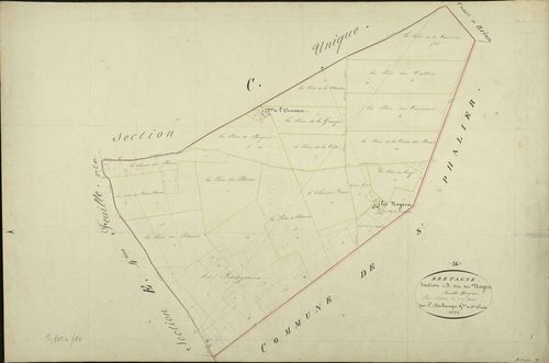 Bretagne - Section D, dite des Noyers.