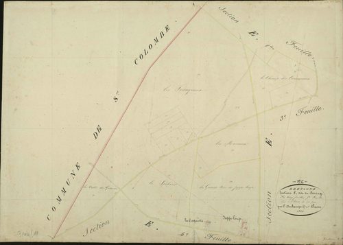 Bretagne - Section E5, dite du Bourg.