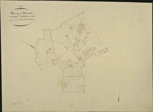 Briantes - Section C2, développement (bourg de Briantes).