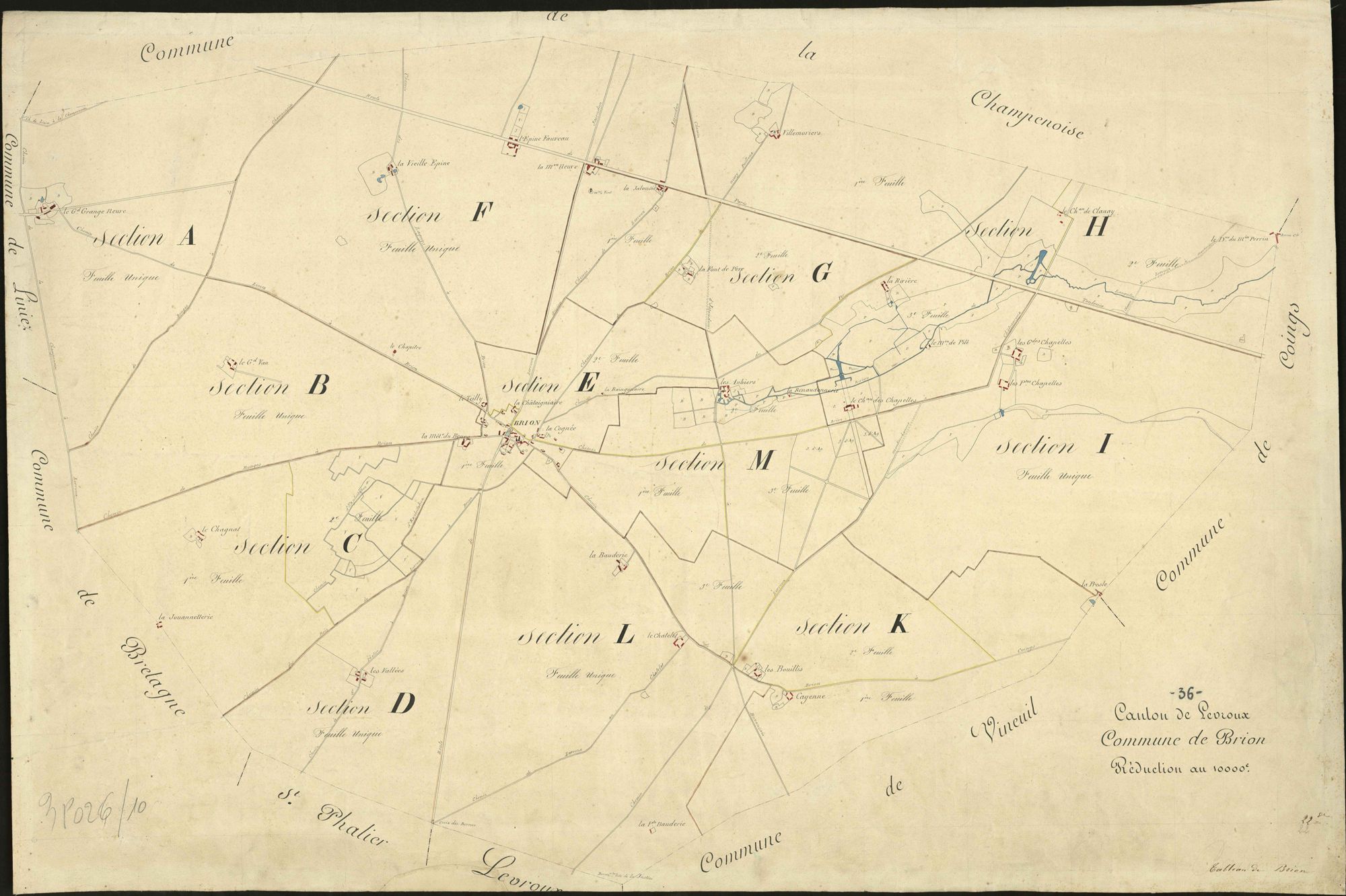 Brion - Tableau d'assemblage.