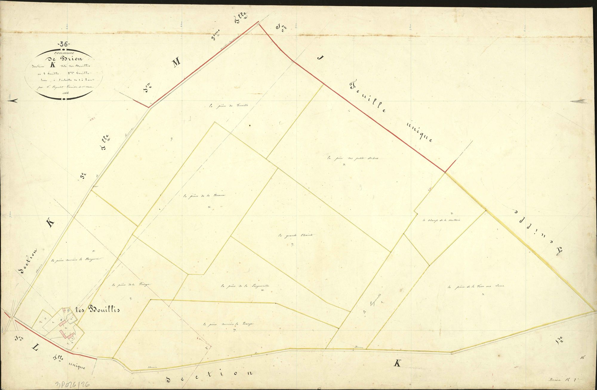 Brion - Section K2, dite des Bouillis.
