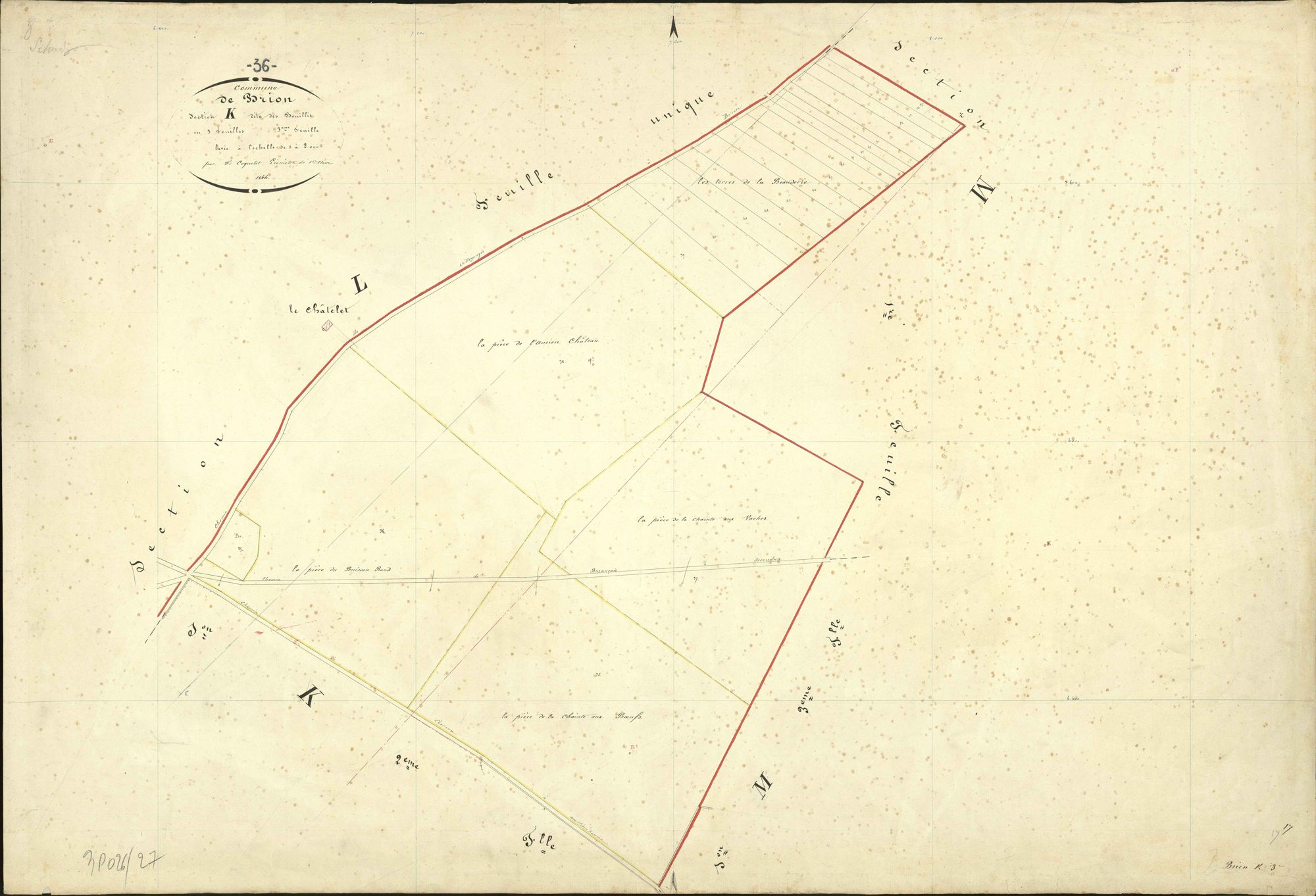 Brion - Section K3, dite des Bouillis.