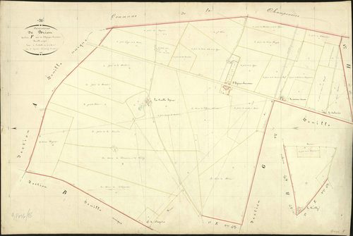 Brion - Section F, dite de l'Epine Fauveau.