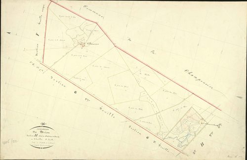 Brion - Section H1, dite du Château de Clanay.