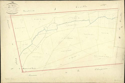 Brion - Section H2, dite du Château de Clanay.
