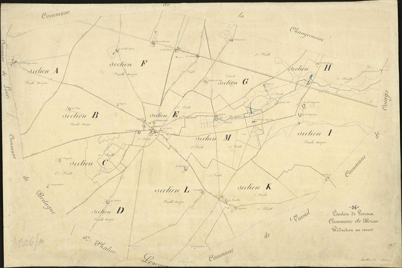 Brion - Tableau d'assemblage.