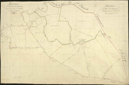 Brives - Section G, dite de la Débinerie, et section H, dite de la Boisfarderie.