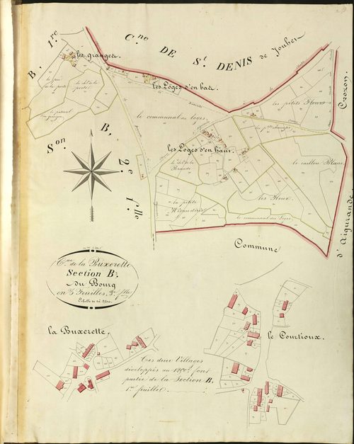 Buxerette - Section B3, dite du Bourg.
