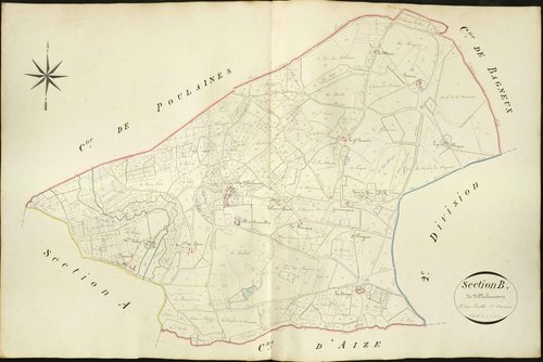 Buxeuil - Section B1, dite de Villechauvon.