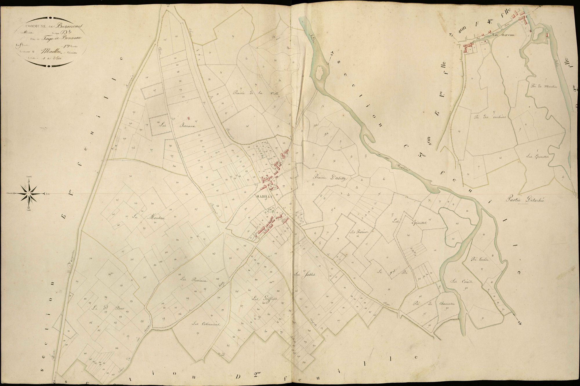 Buzançais - Section D1, dite de Forge de Bonneau.