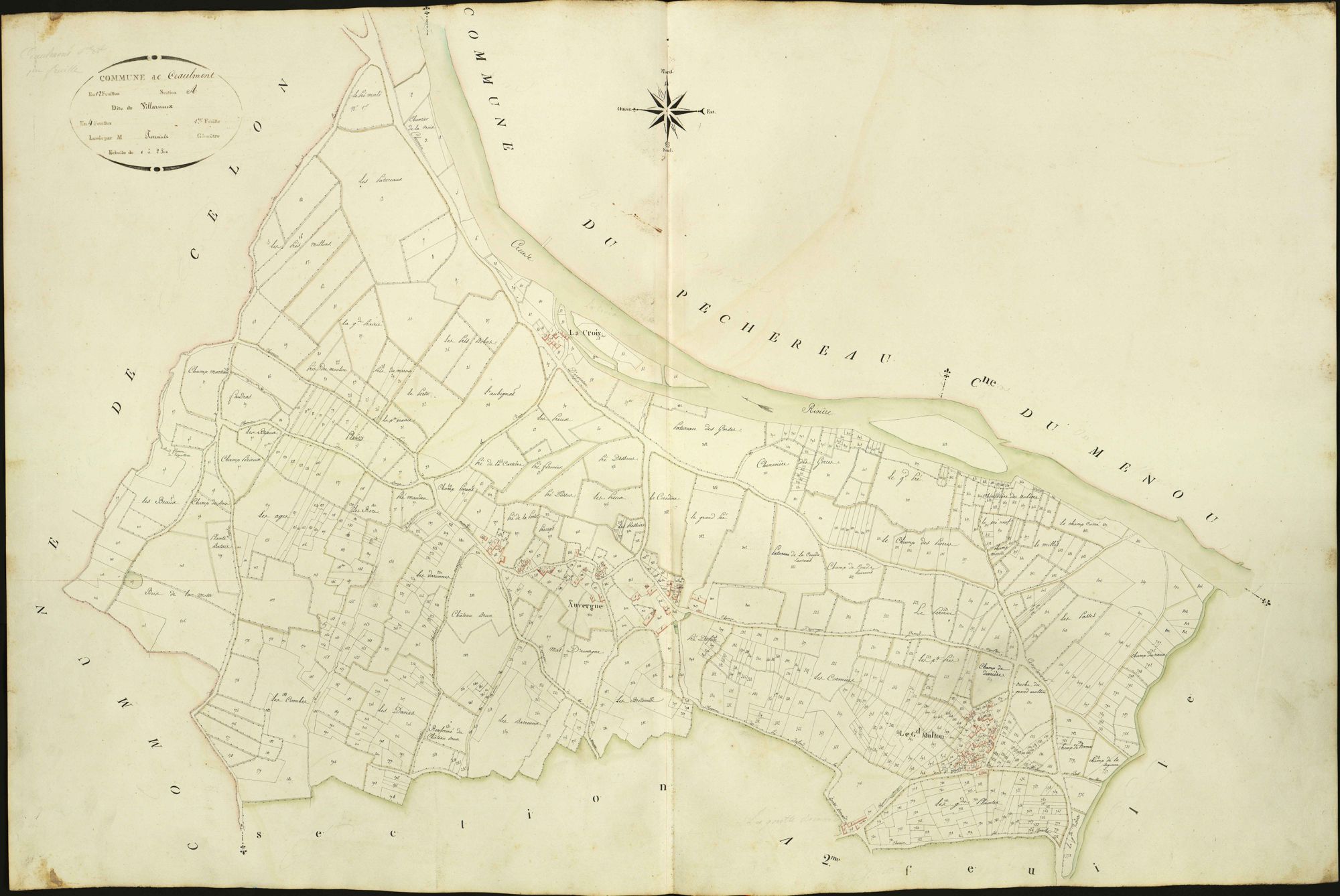 Ceaulmont - Section A1, dite de Villarnoux.
