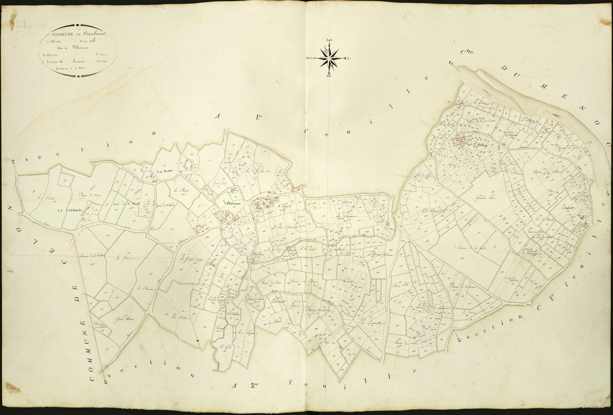 Ceaulmont - Section A2, dite de Villarnoux.