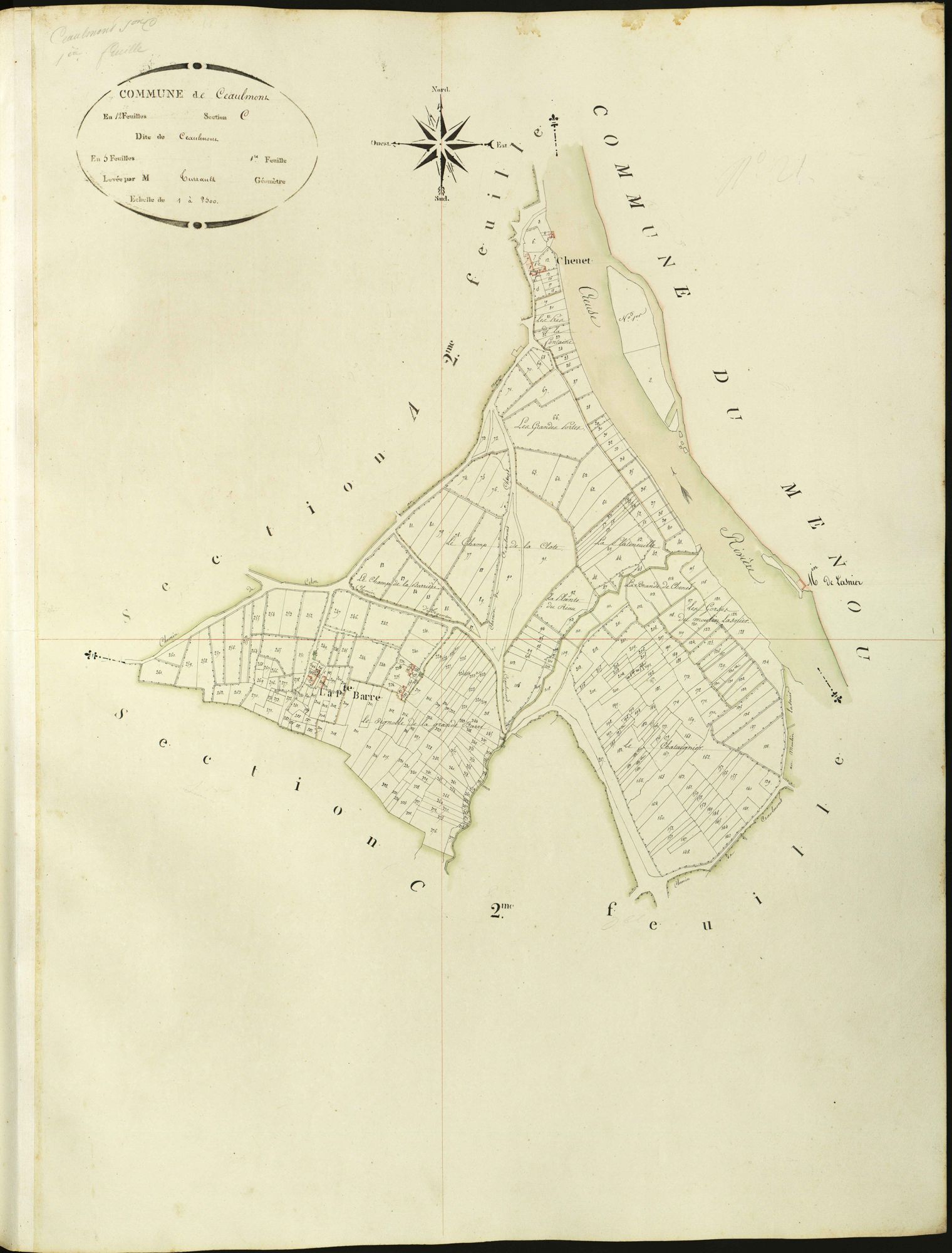 Ceaulmont - Section C1, dite de Ceaulmont.