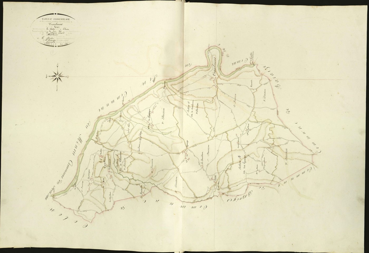 Ceaulmont - Tableau d'assemblage.