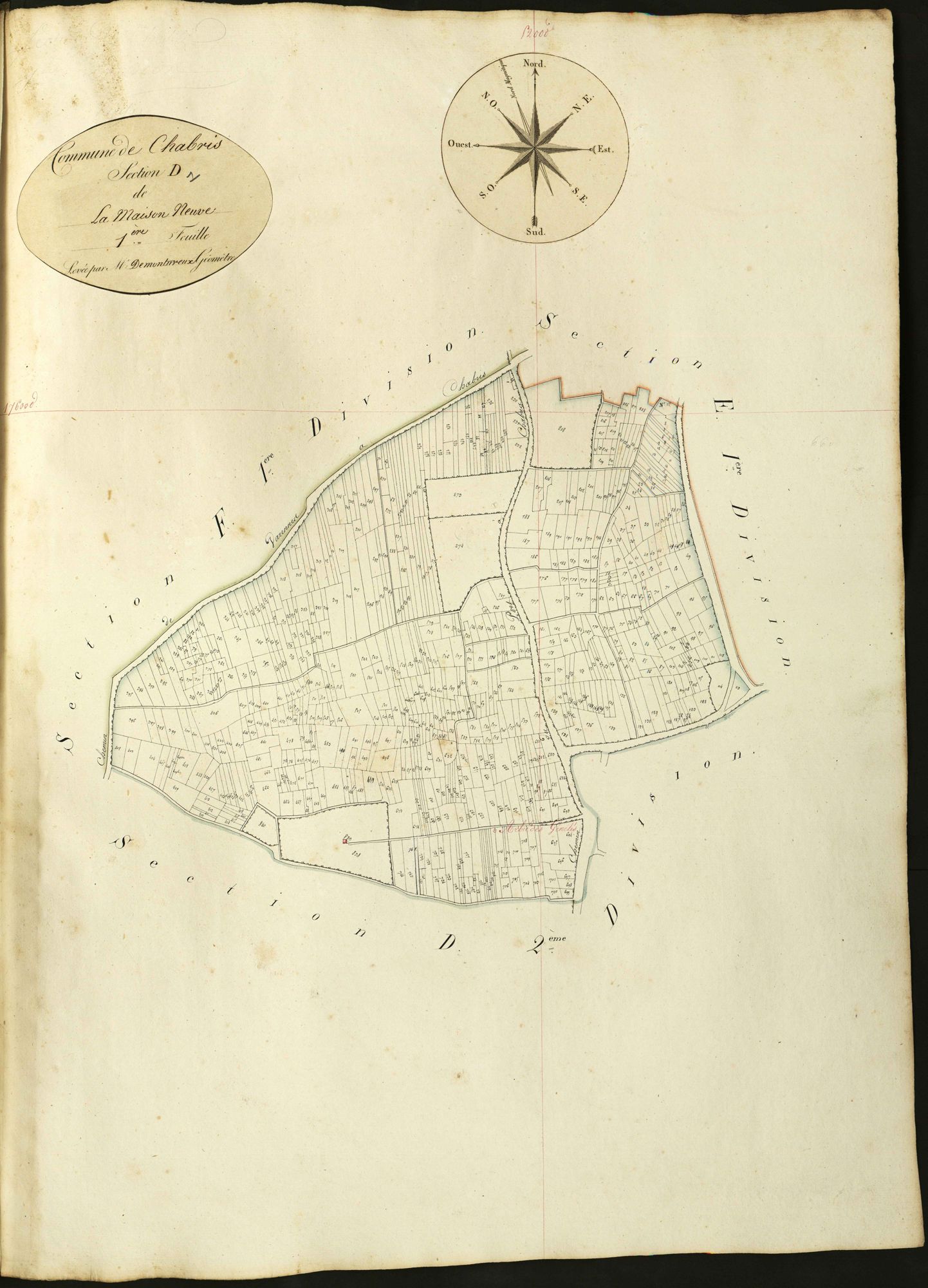 Chabris - Section D1, dite de La Maison Neuve.
