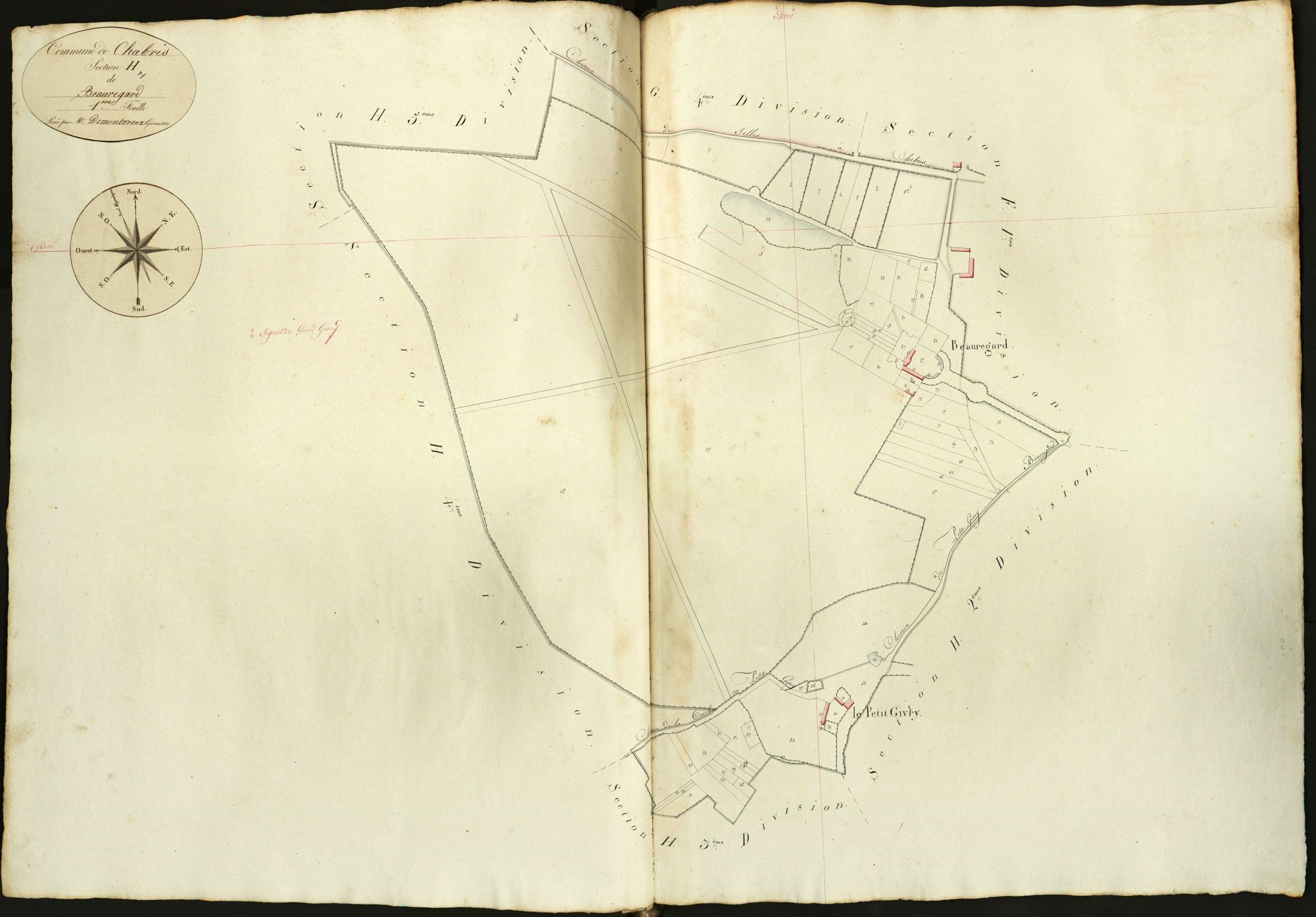 Chabris - Section H1, dite de Beauregard.