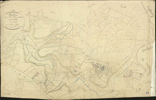 Chaillac - Section C3, dite du village de Saillant.