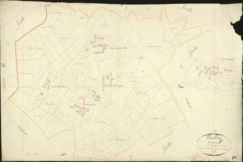 Chaillac - Section F5, [dite de Milloux].