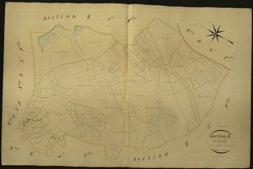Chaillac - Section E2, dite du Breuil.