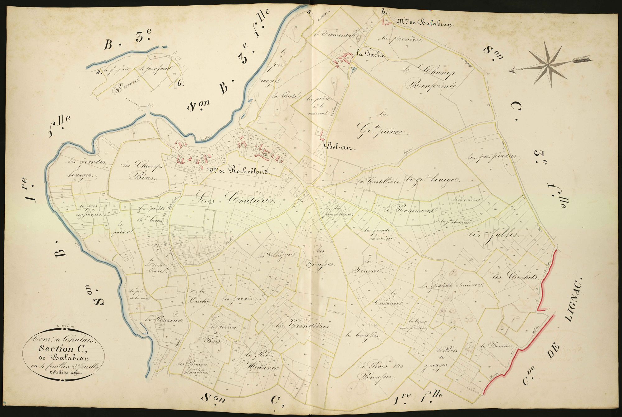 Chalais - Section C2, dite de Balabran.